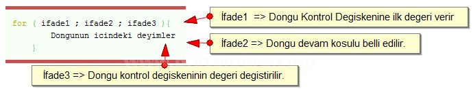 Do While, While, For D&ouml;ng&uuml;leri, For-break;