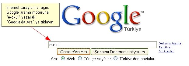 E-Okulun Kullanımı Öğrenci - Veli Girişleri