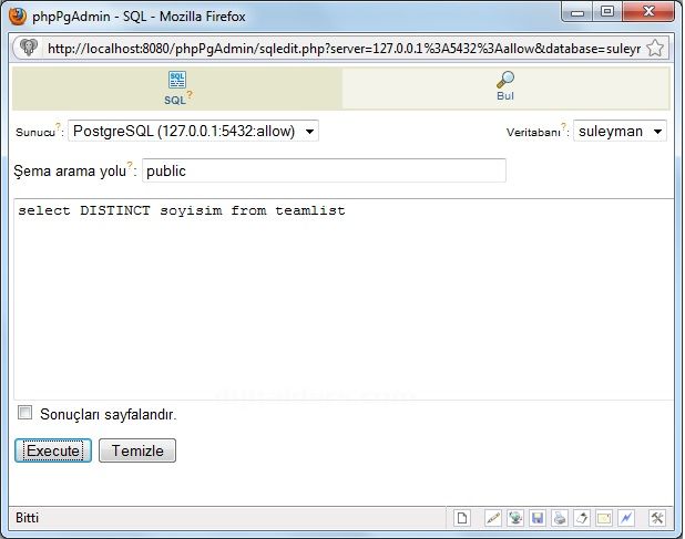 Postgresql Distinct Ve Distinct On Kullanımı