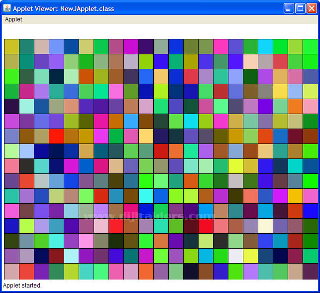 JApplet Color Kullanımı