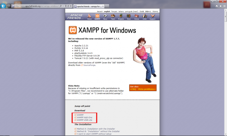 XAMPP KURULUMU