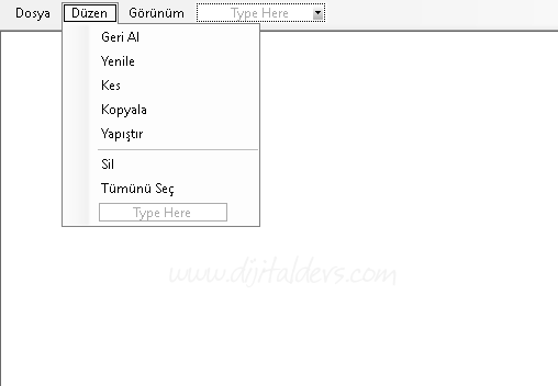 Basit Metin Editörü