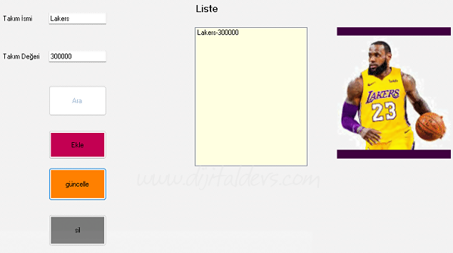 Dictionary Kullanımı